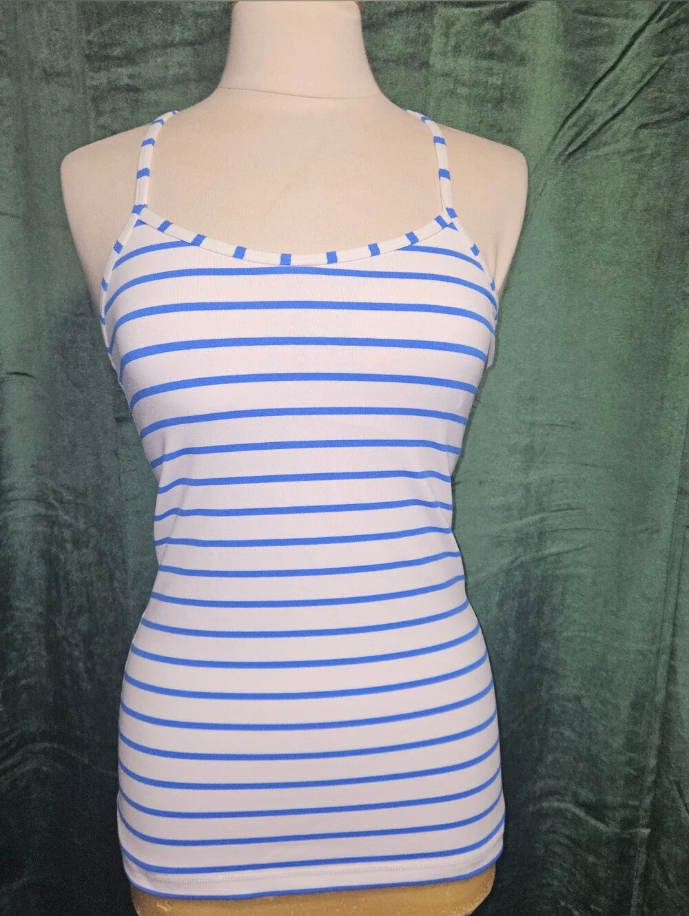 Lululemon Striped Power Y Tank Top